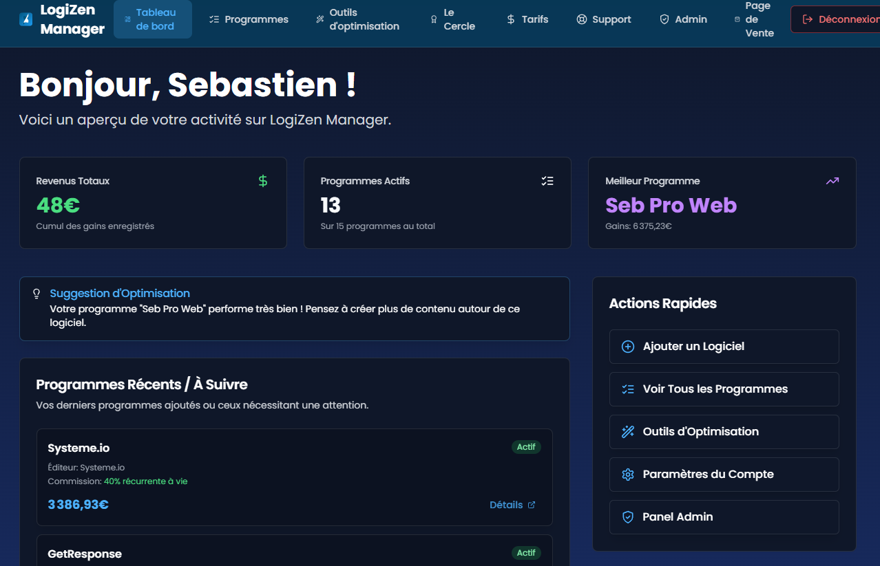 Logizen manager Logizen manager