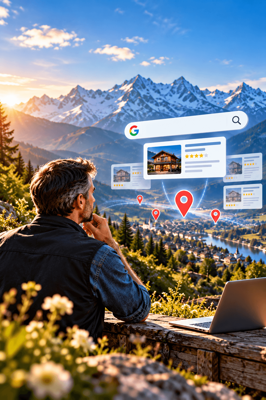Visibilité locale au cœur des Alpes Visibilité locale au cœur des Alpes
